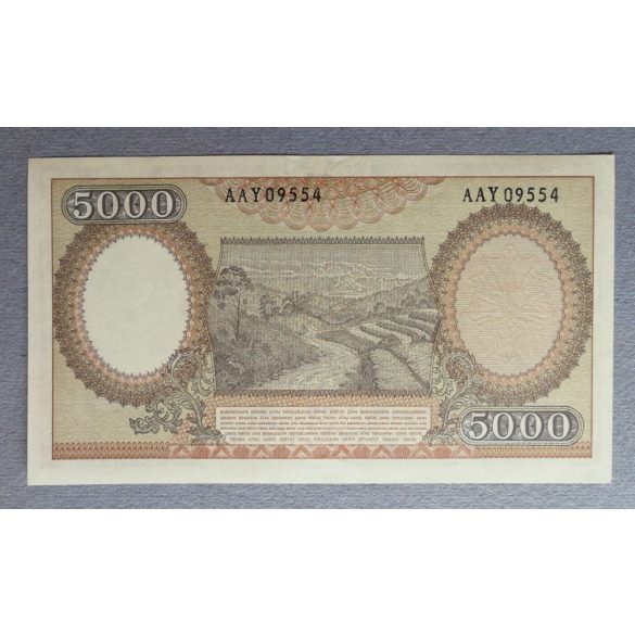 Indonesia 5000 Rupiah 1958 Unc-