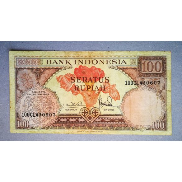 Indonezia 100 Rupiah 1959 F-