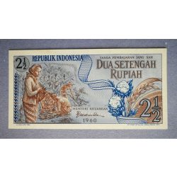 Indonezia 2,5 Rupiah 1960 Unc