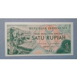 Indonesia 1 Rupiah 1961 Unc