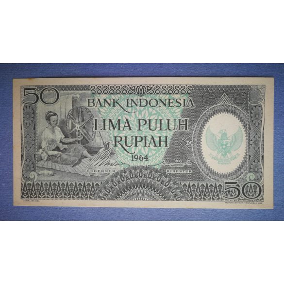 Indonesia 50 Rupiah 1964 aUNC