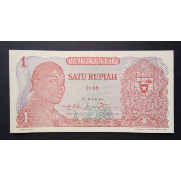 Indonézia 1 Rupiah 1968 XF+