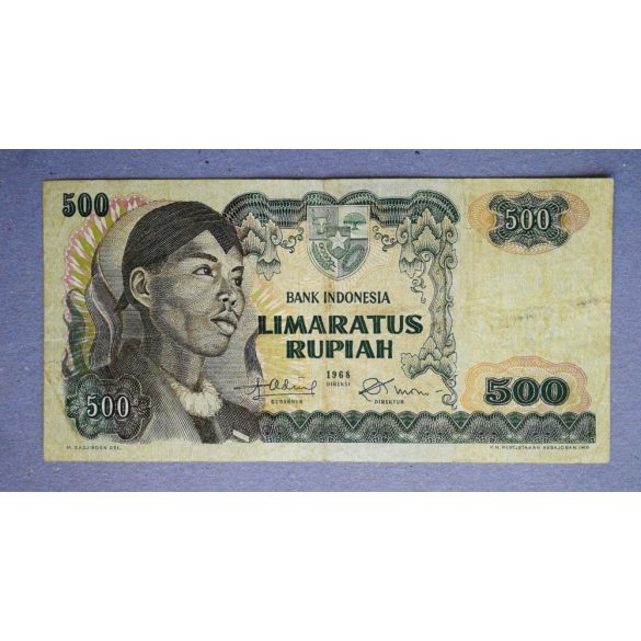 Indonezia 500 Rupiah 1968 F