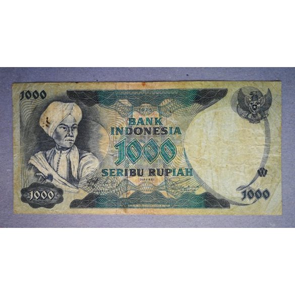 Indonezia 1000 Rupiah 1975 VG+