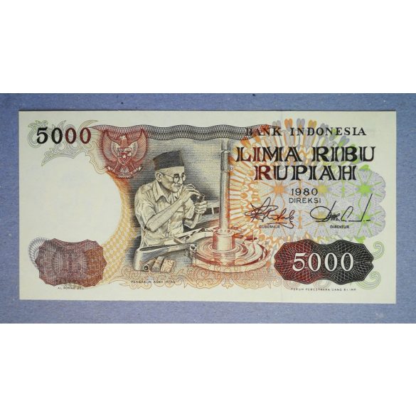 Indonezia 5000 Rupiah 1980 Unc-