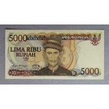 Indonesia 5000 Rupiah 1986 XF