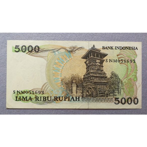 Indonesia 5000 Rupiah 1986 XF