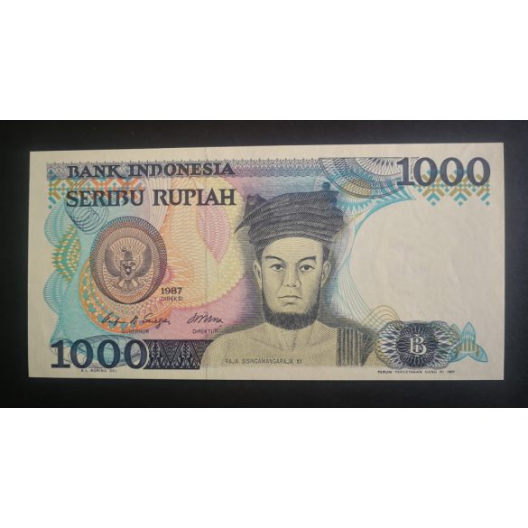 Indonesia 1000 Rupiah 1987 Unc