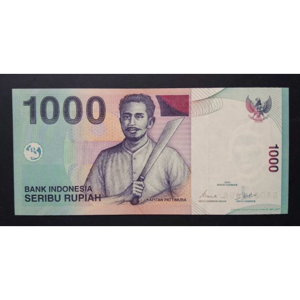 Indonézia 1000 Rupiah 2000 Unc 