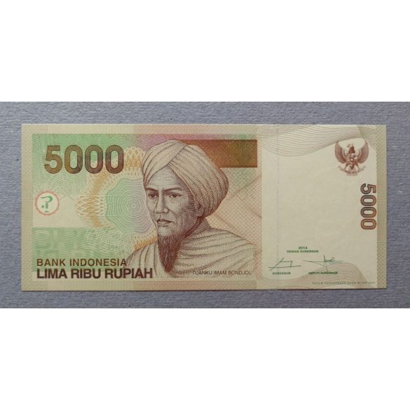 Indonesia 5000 Rupiah 2014 Unc