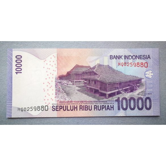 Indonesia 10000 Rupiah 2016 UNC