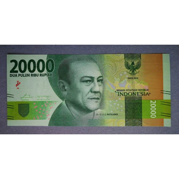 Indonezia 20000 Rupiah 2016 Unc