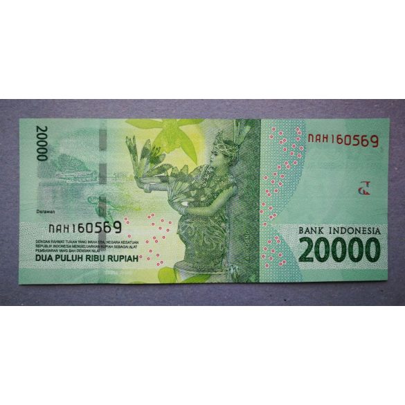 Indonezia 20000 Rupiah 2016 Unc
