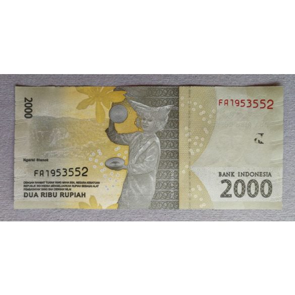 Indonesia 2000 Rupiah 2016 Unc