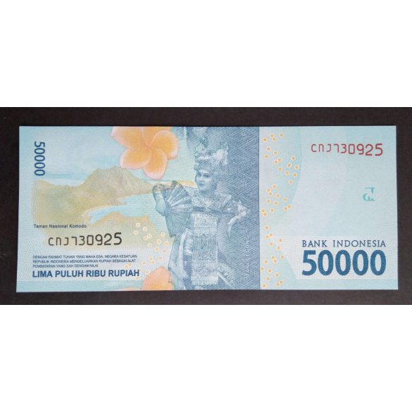 Indonesia 50000 Rupiah 2016 Unc 