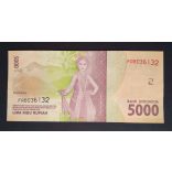 Indonesia 5000 Rupiah 2016 Unc