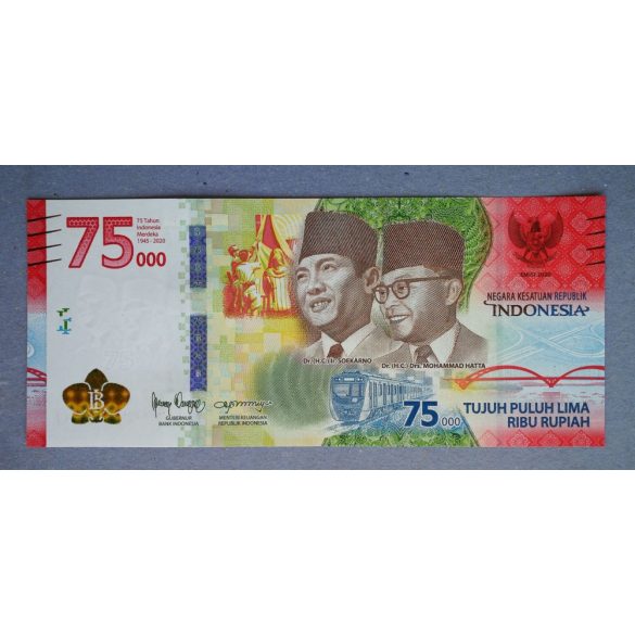 Indonézia 75000 Rupiah 2020 Unc