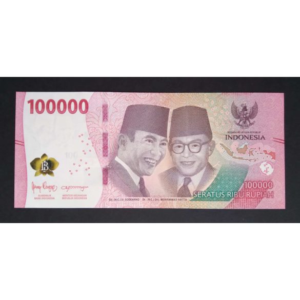 Indonézia 100000 Rupiah 2022 Unc 