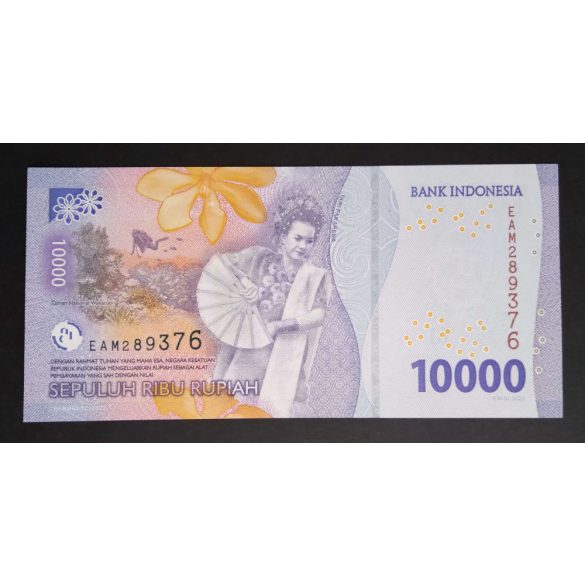 Indonesia 10000 Rupiah 2022 Unc