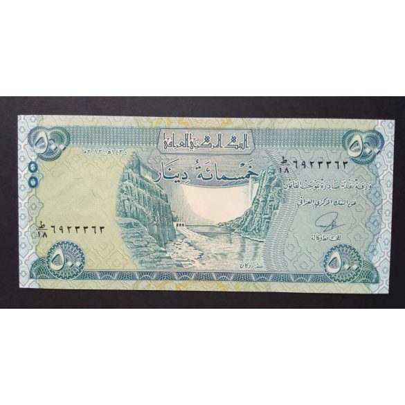 Irak 500 Dinars 2013 Unc 