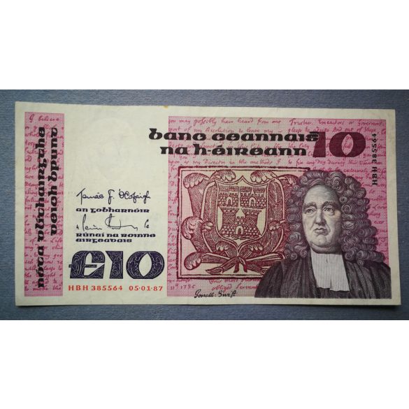 Írország 10 Pounds 1987 VF