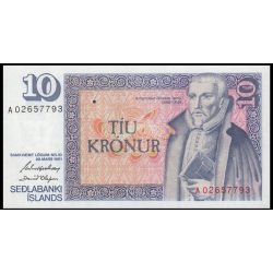 Iceland 10 Kronur 1961/81 UNC