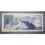 Iceland 1000 Kronur 1961 XF