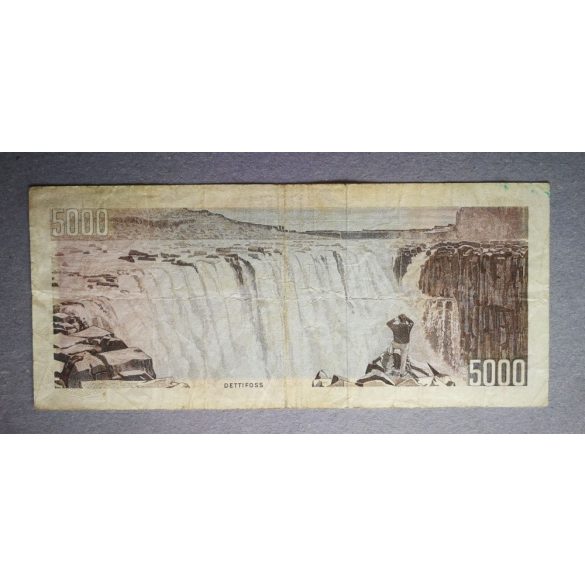 Iceland 5000 Kronur 1961 F