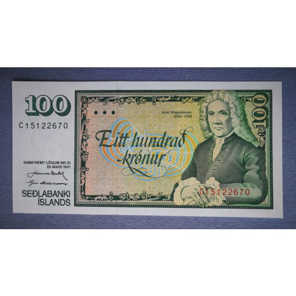 Iceland 100 Kronur 1981 UNC