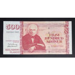 Iceland 500 Kronur 2001 UNC