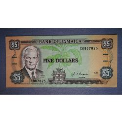 Jamaica 1991 5 Dollars XF