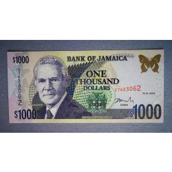 Jamaica 1000 Dollars 2003 UNC