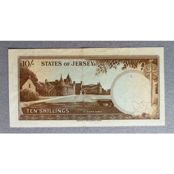 Jersey 10 Shillings 1963 F+