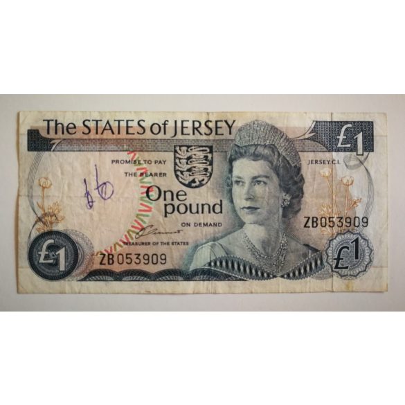 Jersey 1 Pound 1976 VG