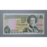 Jersey 1 Pound 1993 UNC