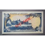 Jersey 20 Pounds 1993 UNC - specimen