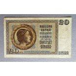 Yugoslavia 20 Dinara 1936 VF