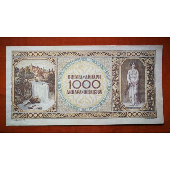 Yugoslavia 1000 Dinara 1946 XF