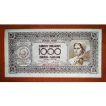Yugoslavia 1000 Dinara 1946 XF