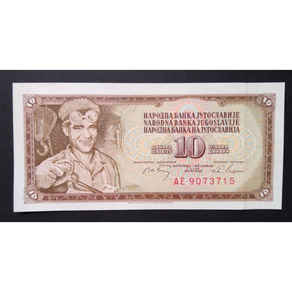 Yugoslavia 10 Dinara 1968 Unc-