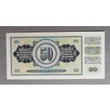 Yugoslavia 50 Dinara 1981 Unc