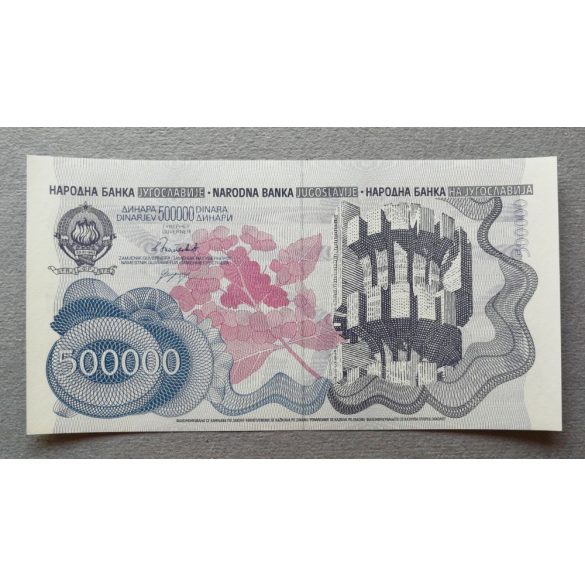 Jugoszlávia 500000 Dinara 1989 Unc