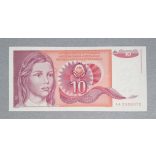 Yugoslavia 10 Dinara 1990 Unc