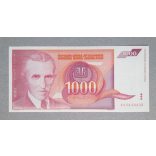 Yugoszlavia 1000 Dinara 1992 XF