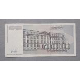 Yugoslavia 500 million Dinars 1993 VF