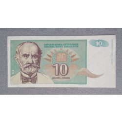 Jugoszlávia 10 Dinara 1994 Unc