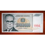 Yugoslavia 10.000.000 Dinara 1994 UNC
