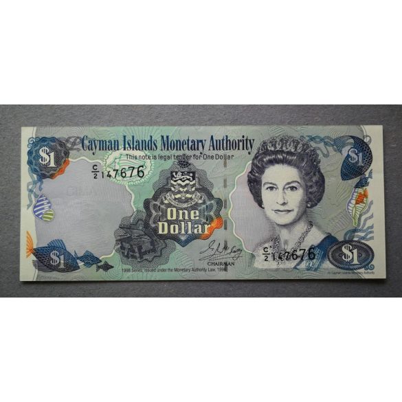 Cayman Islands 1 Dollars 1996 aUNC