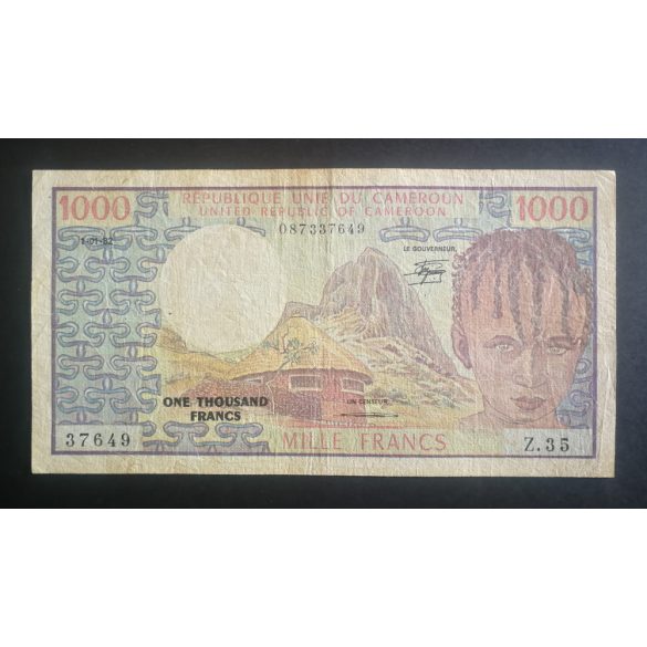 Kamerun 1000 Francs 1982 F