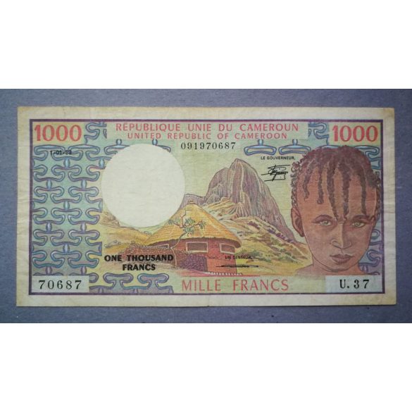 Kamerun 1000 Francs 1983 F